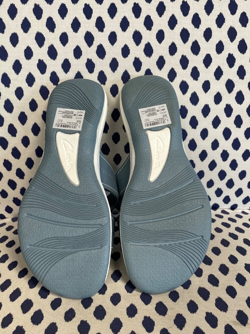 Clarks blue sandals size 8 - Picture 4 of 4
